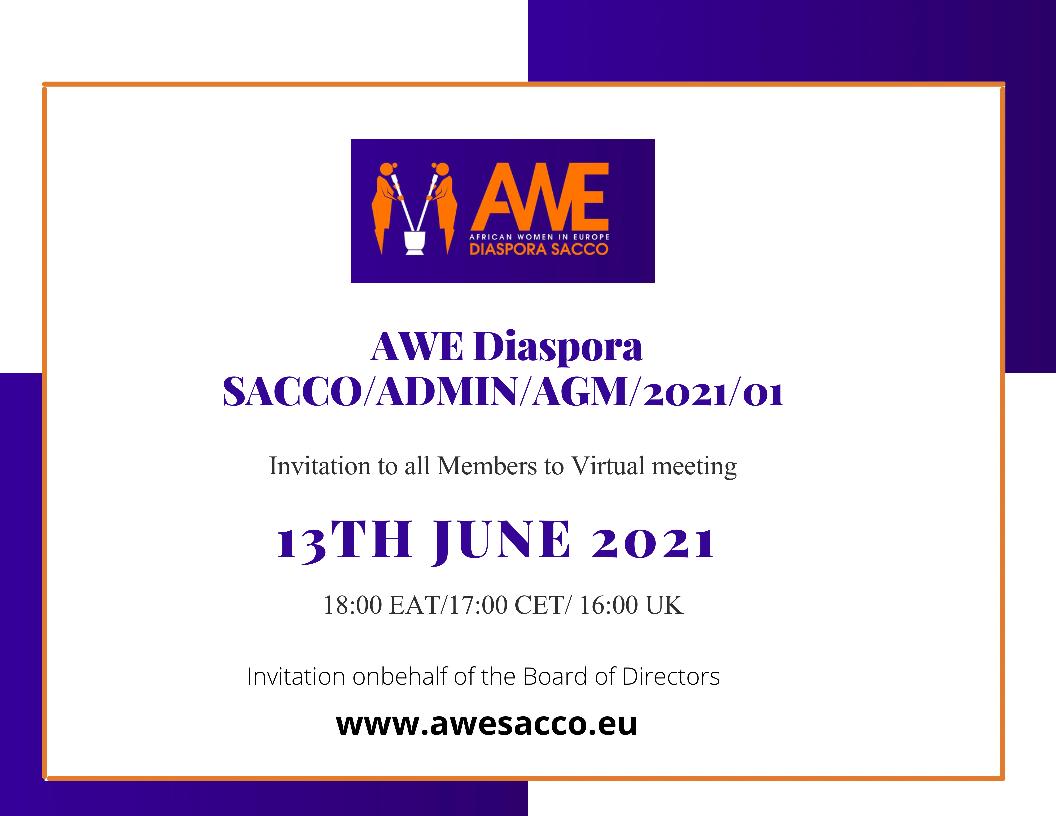 AWE Sacco 1st AGM